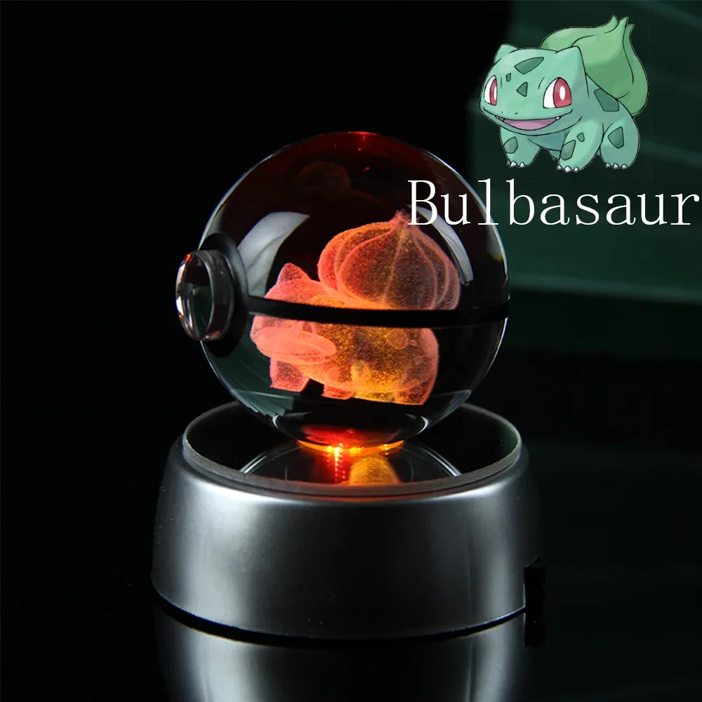 Boule en verre pokémon Bulbizarre