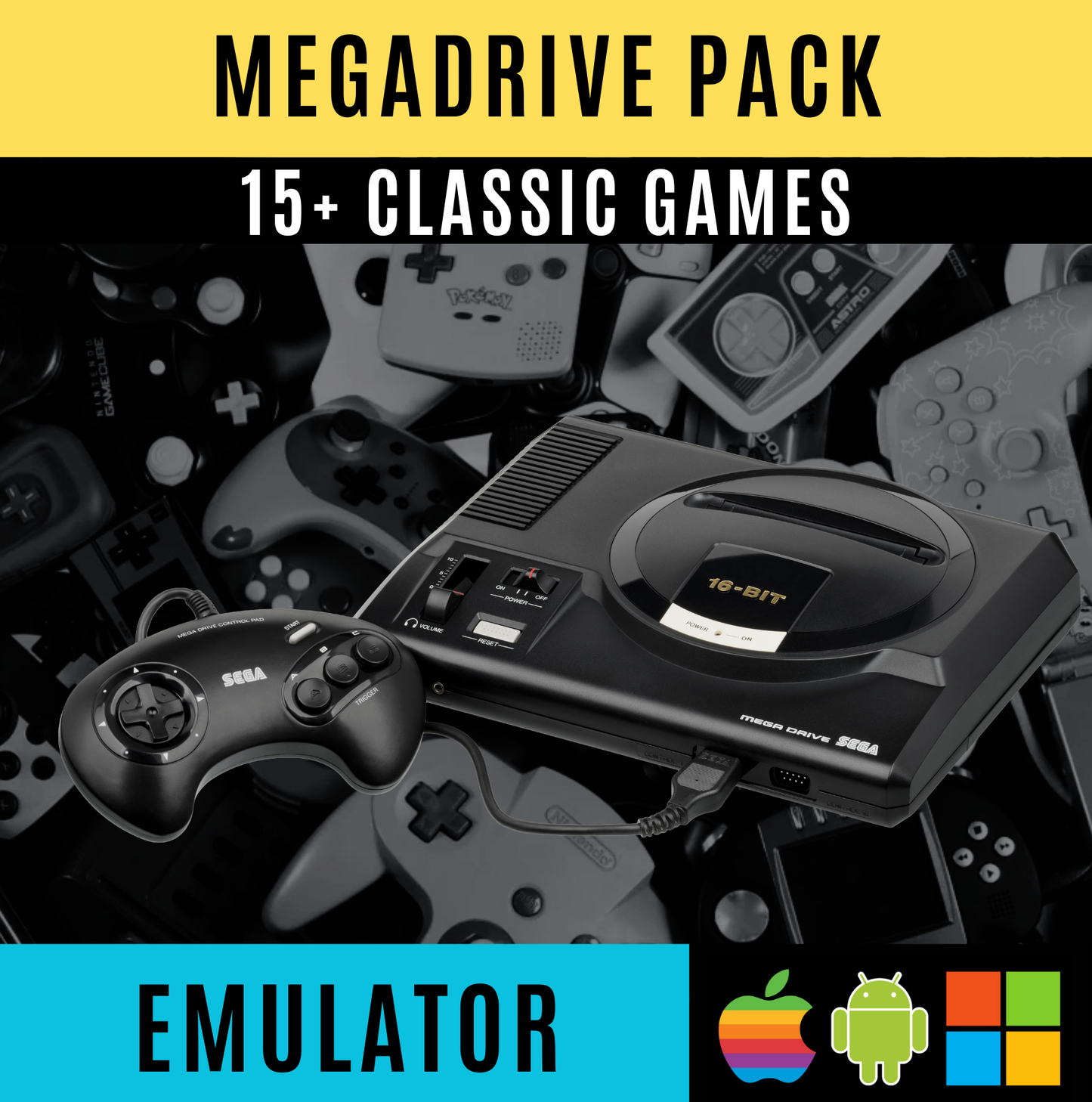 Emulator Pack + Classic Games | PC, Android, IOS
