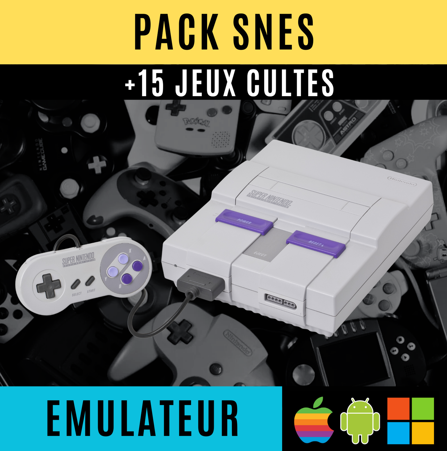 Pack Émulateur + jeux incontournables | PC, Android, IOS