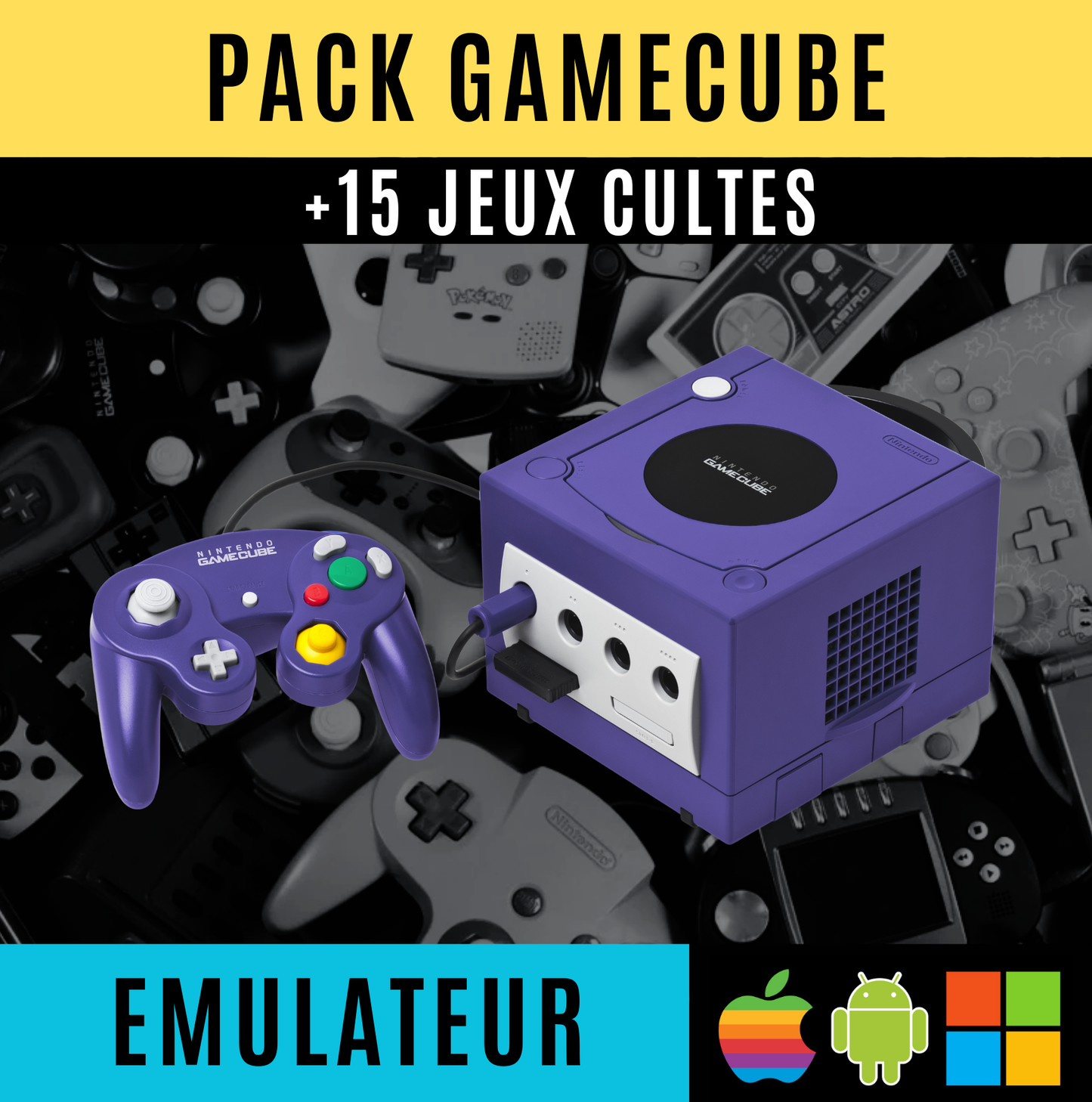Pack Émulateur + jeux incontournables | PC, Android, IOS