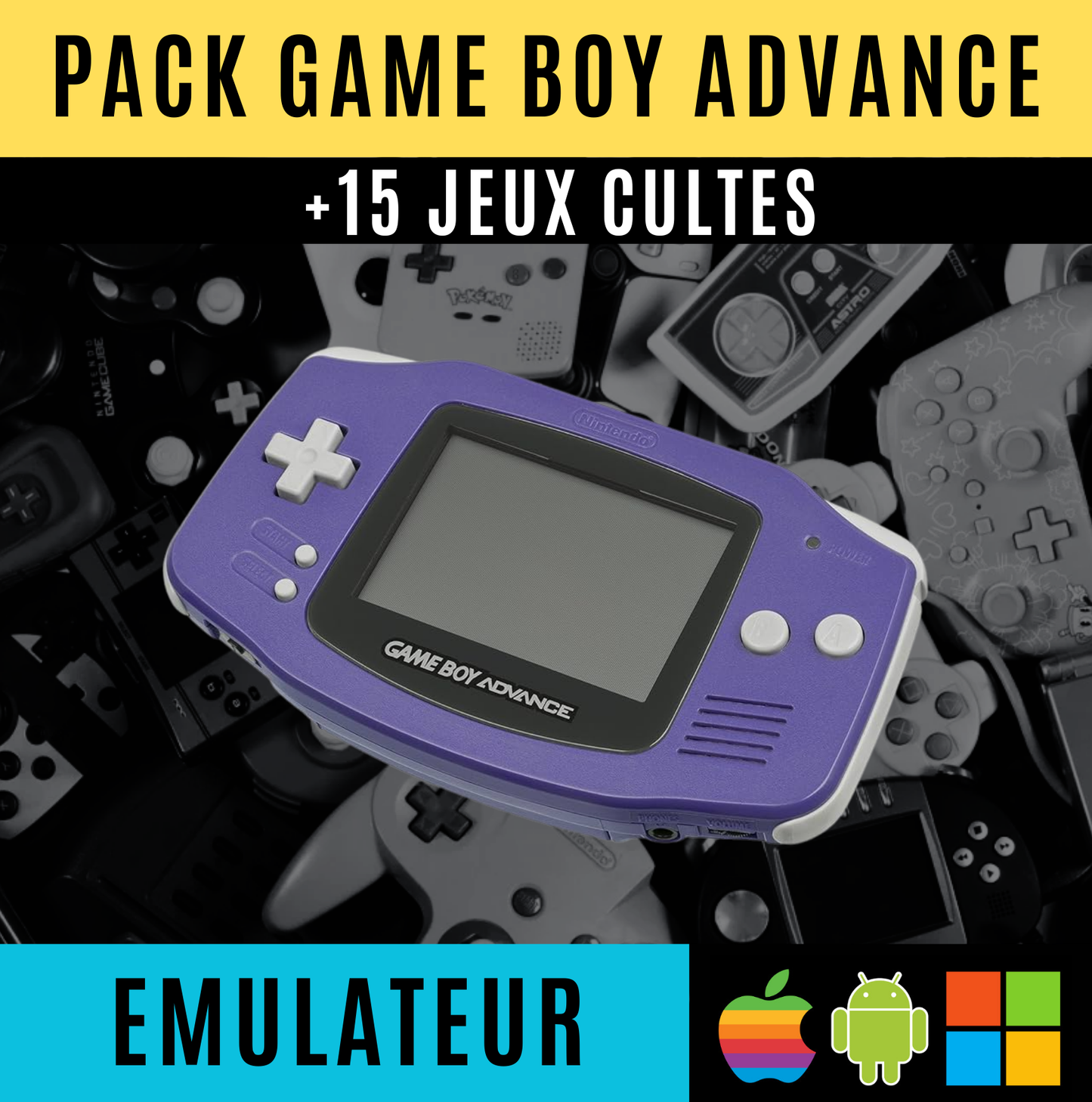 Pack Émulateur + jeux incontournables | PC, Android, IOS