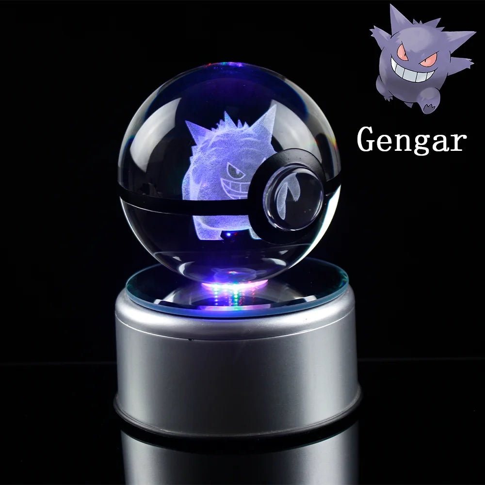 Boule en verre pokémon ectoplasma