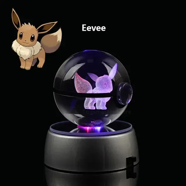 Boule en verre pokémon Evoli