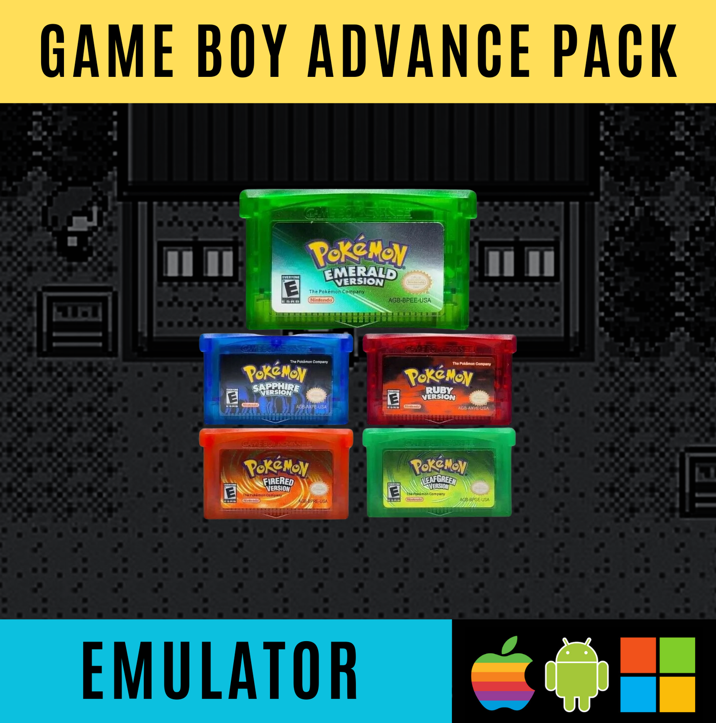 Ultimate Pokémon Pack – Emulators + Games | PC, Android, iOS