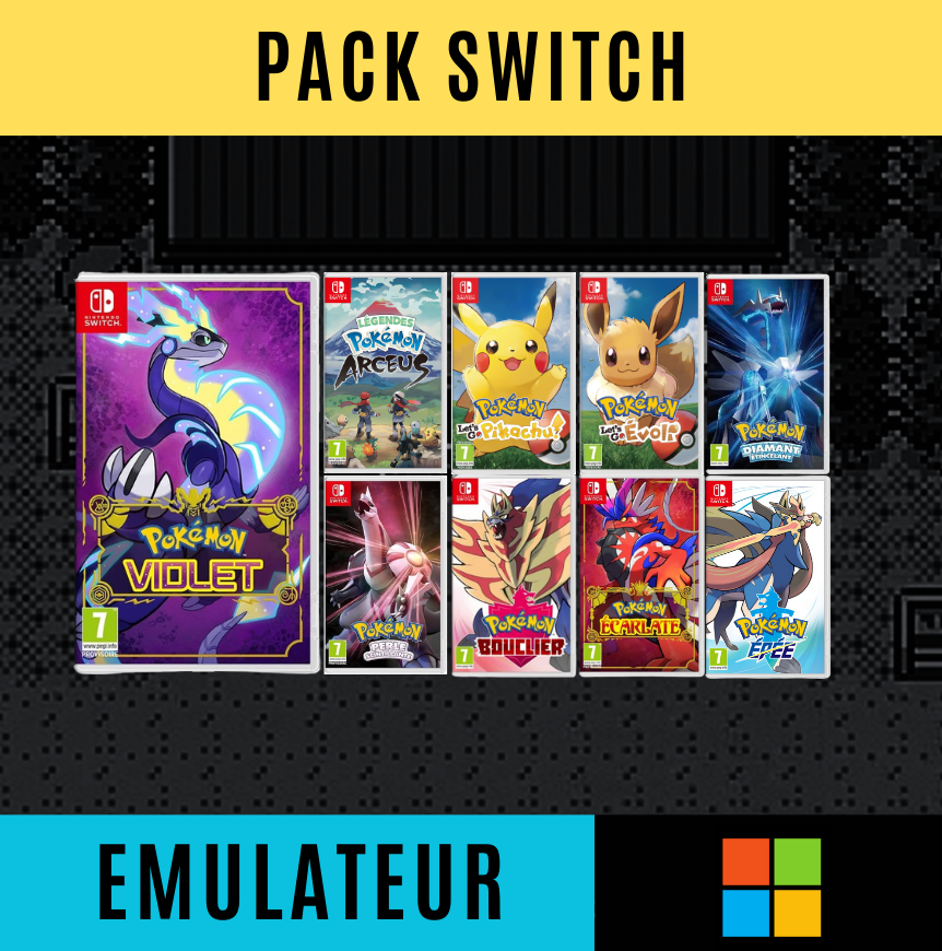 Pack Ultime Pokémon – Émulateurs + Jeux | PC, Android, IOS