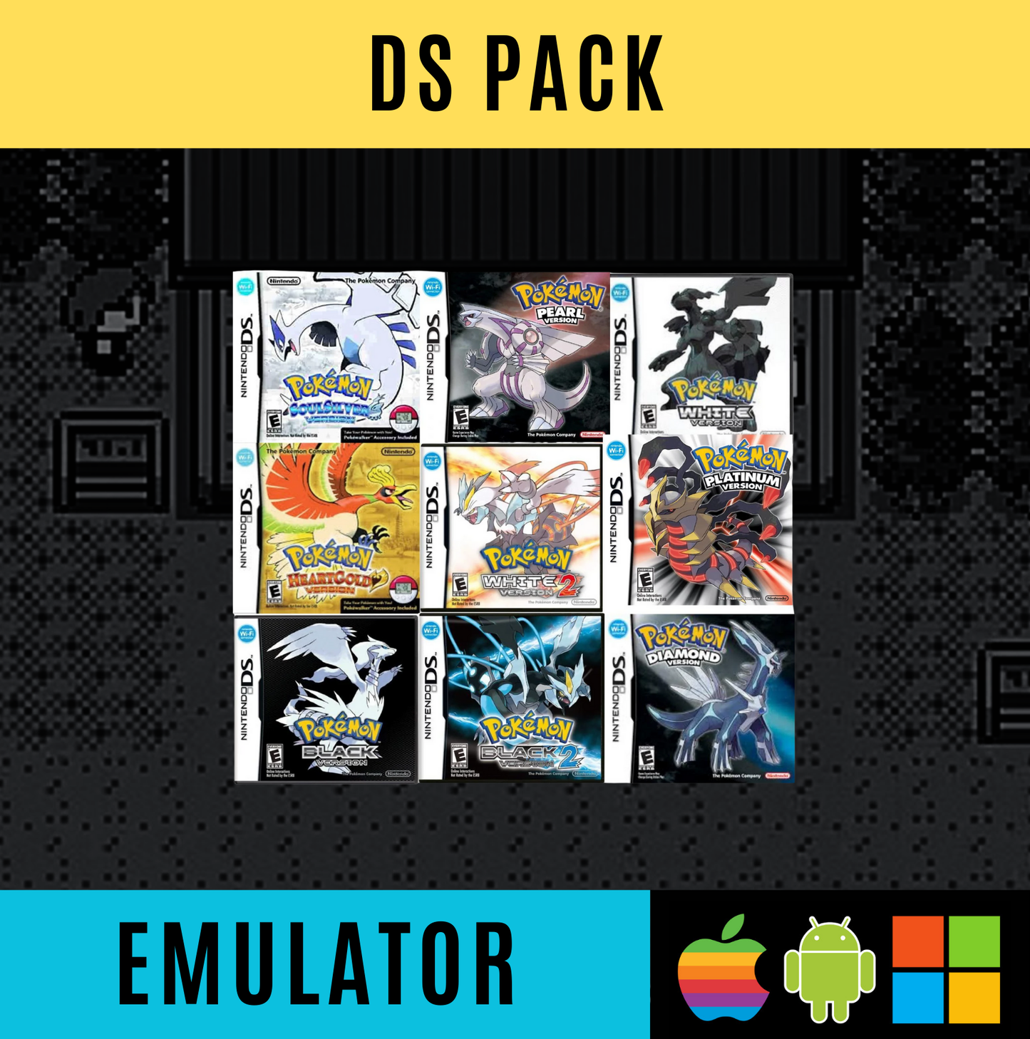 Ultimate Pokémon Pack – Emulators + Games | PC, Android, iOS