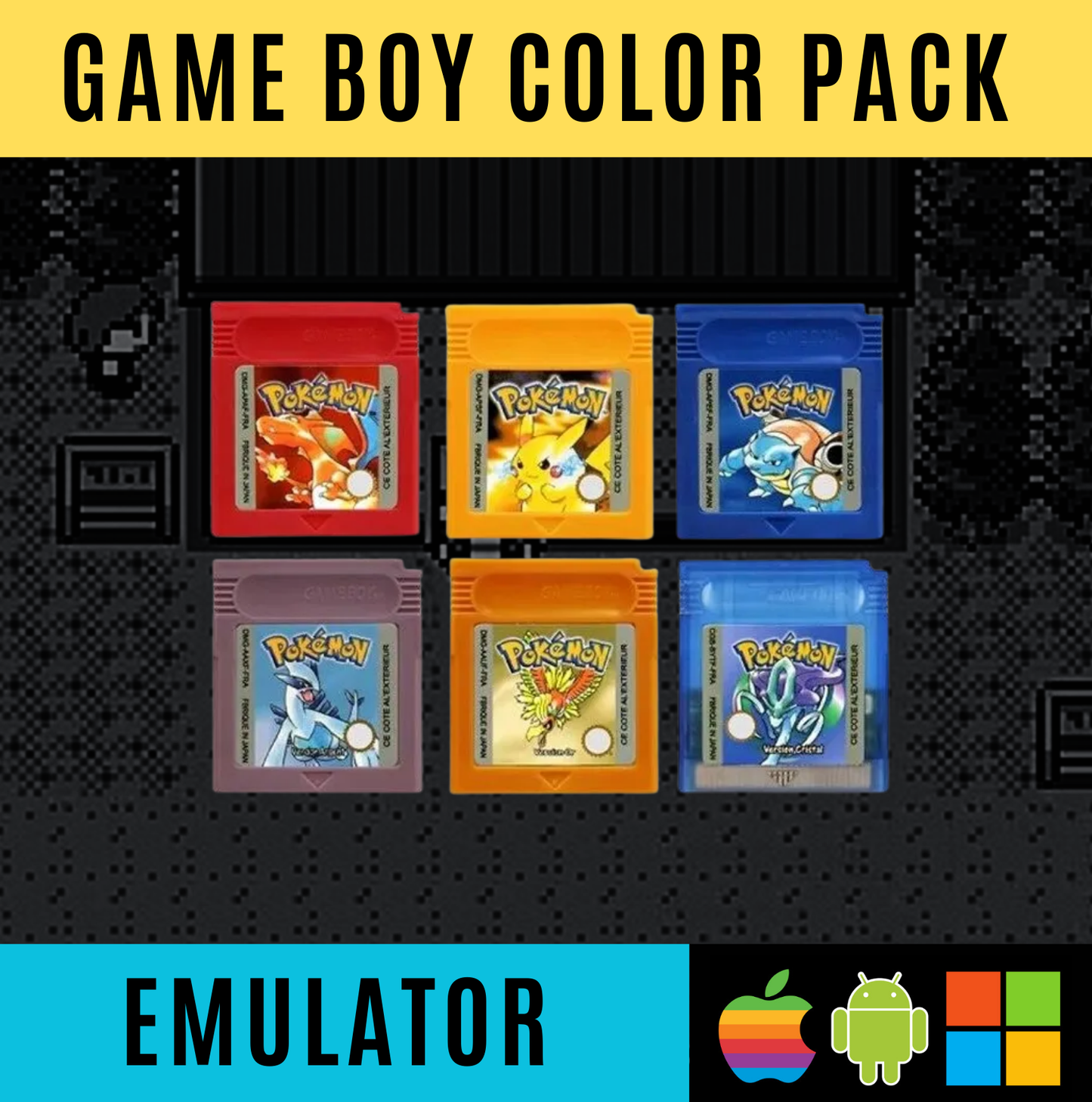Ultimate Pokémon Pack – Emulators + Games | PC, Android, iOS