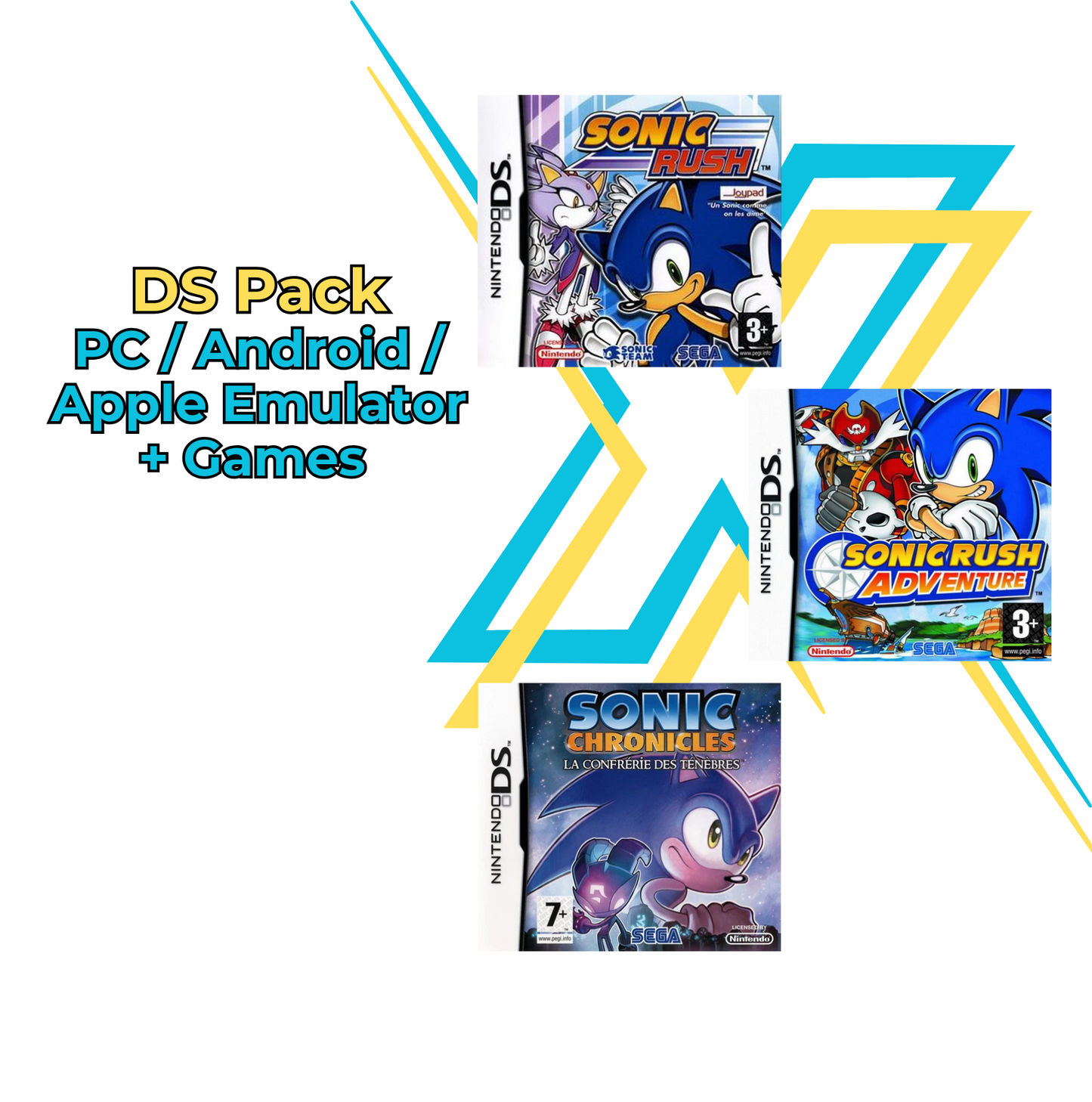 Ultimate Sonic Pack – Emulators + Games | PC, Android, IOS