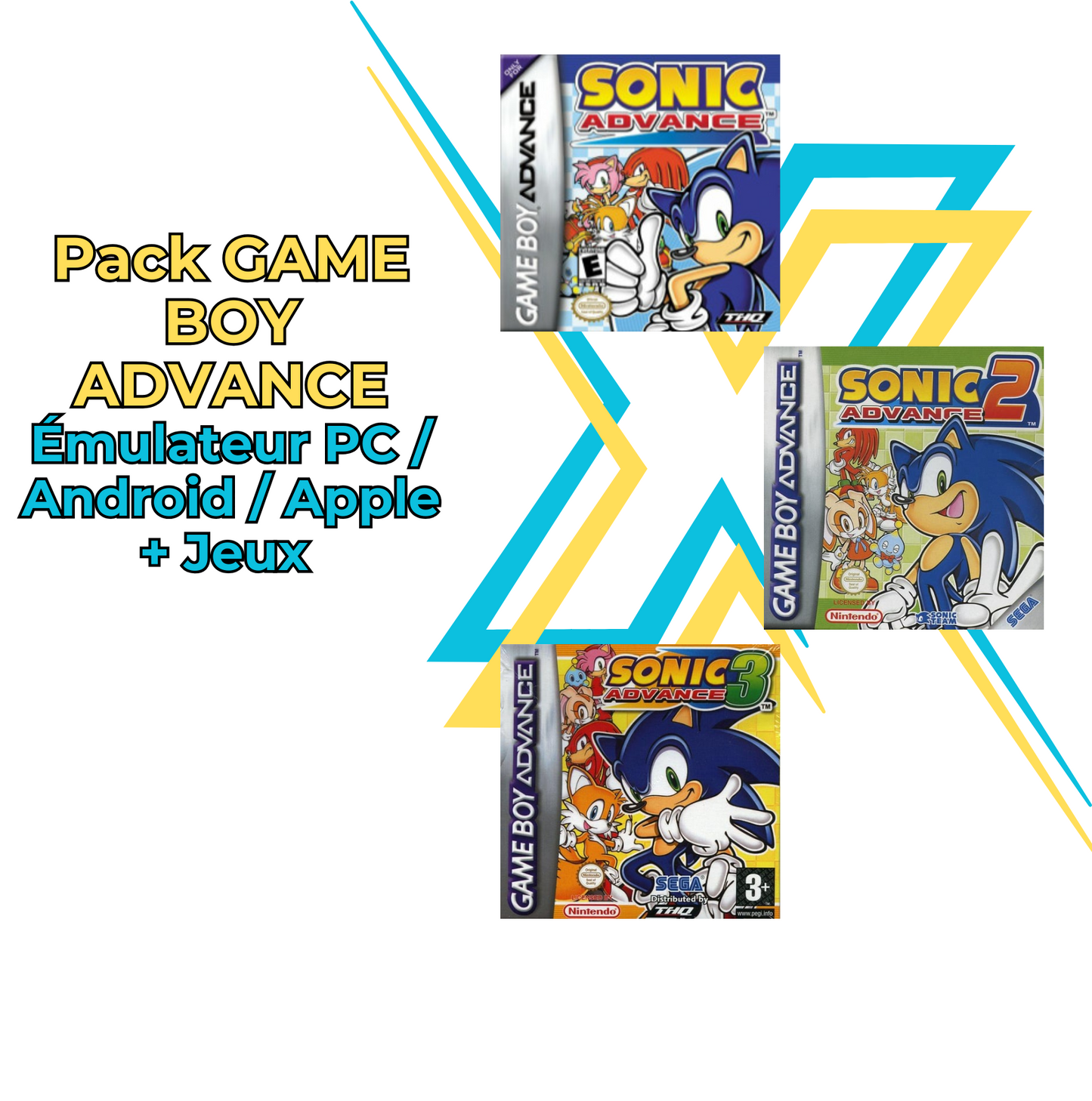 Pack Ultime Sonic – Émulateurs & Jeux | PC, Android, Apple