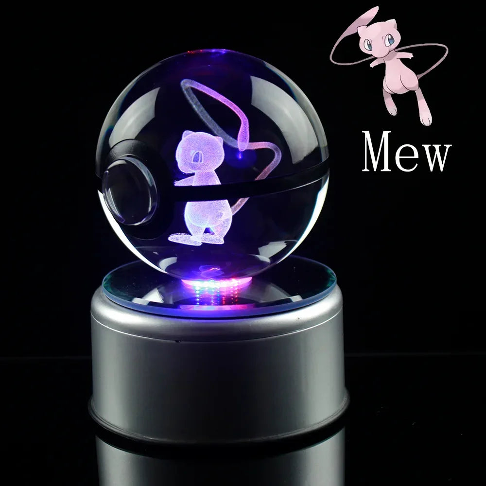 Boule en verre pokémon Mew