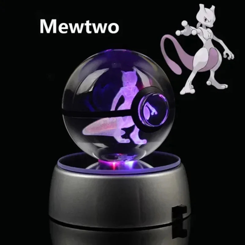 Boule en verre pokémon Mewtwo