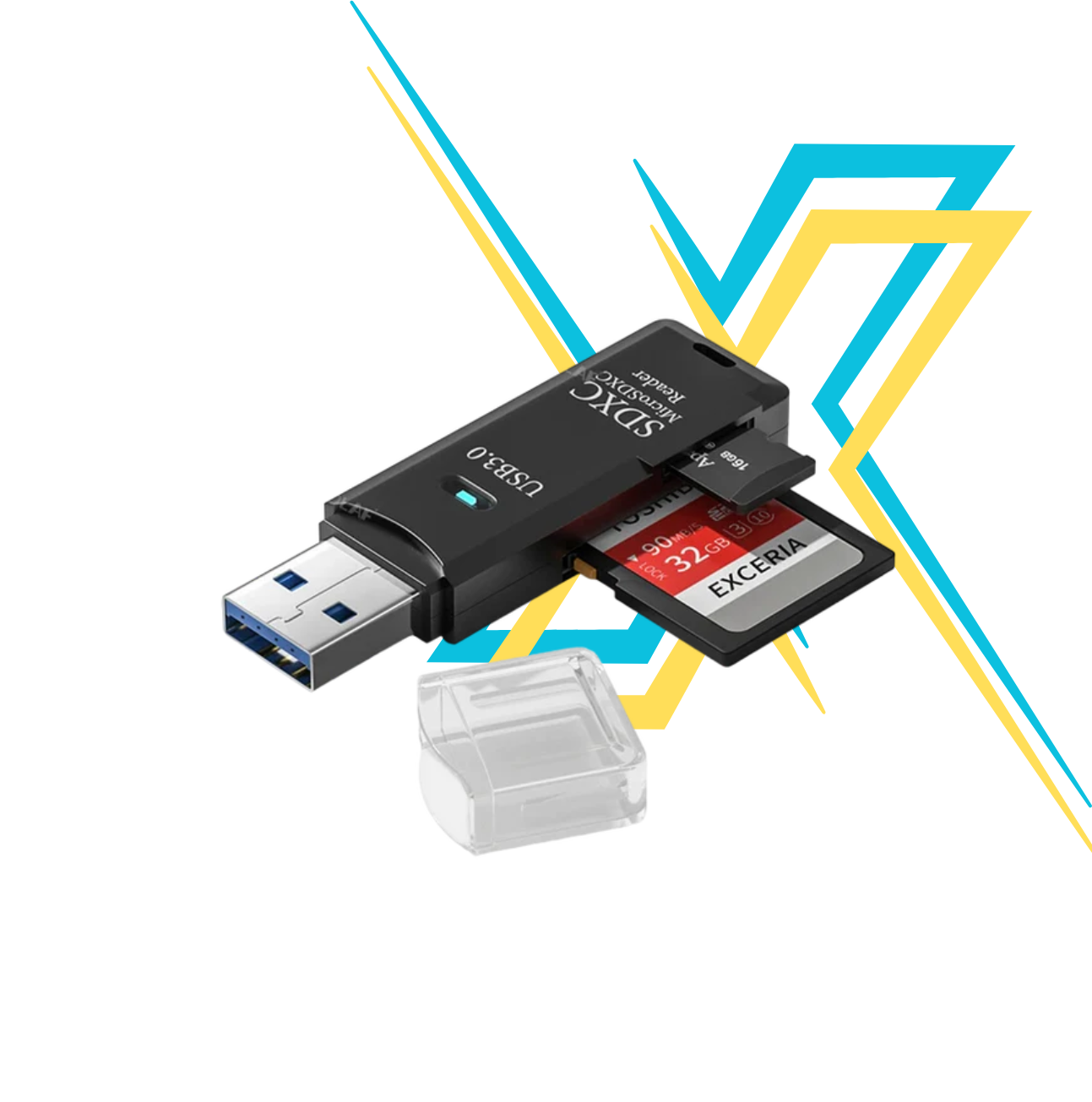 Adaptateur pour Carte SD USB 3.0