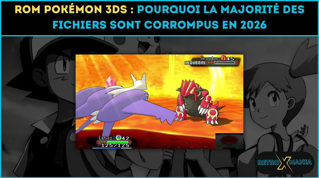 ROM Pokémon 3DS : pourquoi la majorité des fichiers sont corrompus en 2026