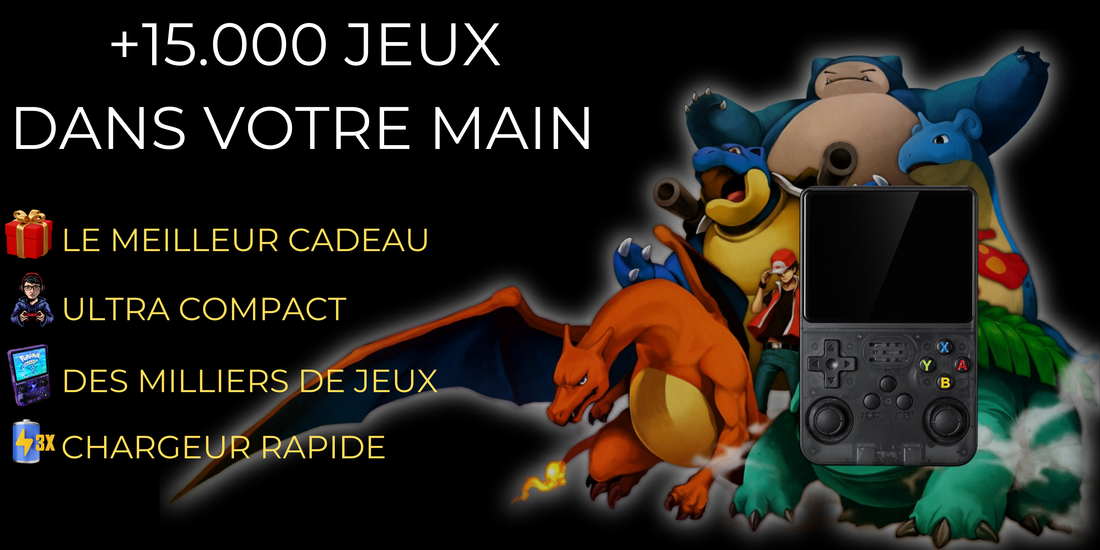 La Console RETRO Pocket : Redécouvrez 15 000 Jeux Classiques