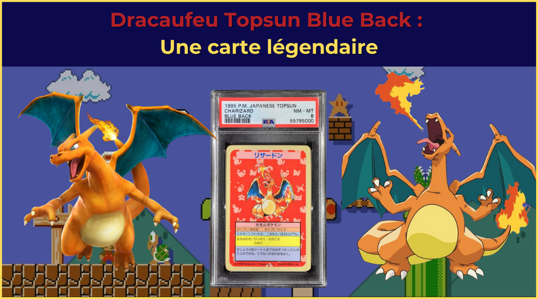 Dracaufeu Topsun Blue Back : Une carte légendaire