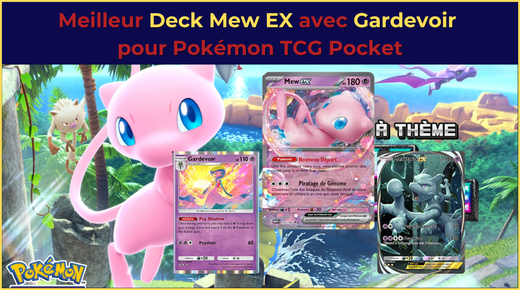 Meilleur Deck Mew EX avec Gardevoir pour Pokémon TCG Pocket