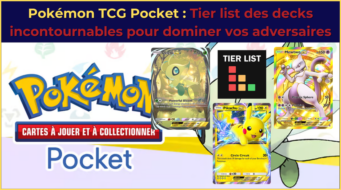 Tier list Pokémon TCG Pocket Decks incontournables 🏆 RETRO X MANIA