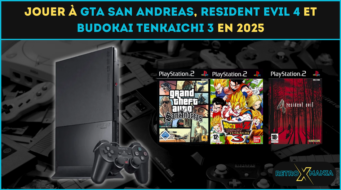 Jouer à GTA San Andreas, Resident Evil 4 et Budokai Tenkaichi 3 en 2025