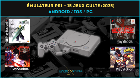 Jouez aux meilleurs jeux PS1 en 2025 : émulateur PS1 + 15 ROMs cultes incluses