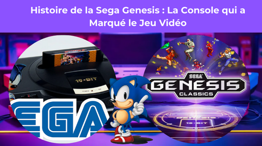 Sega Genesis Megadrive avec ses jeux et manettes
