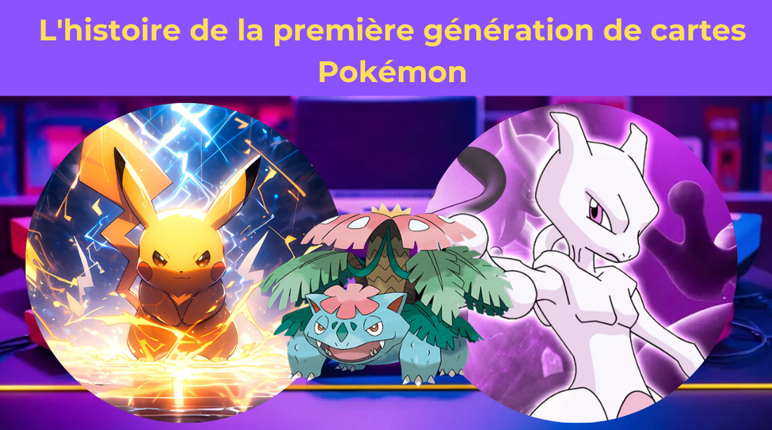 L'histoire de la première génération de cartes Pokémon