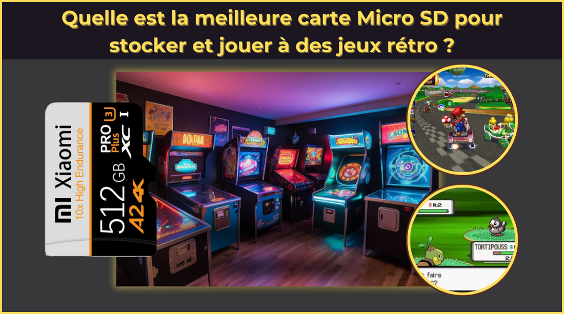 Quelle est la meilleure carte Micro SD pour stocker et jouer à des< jeux rétro ?