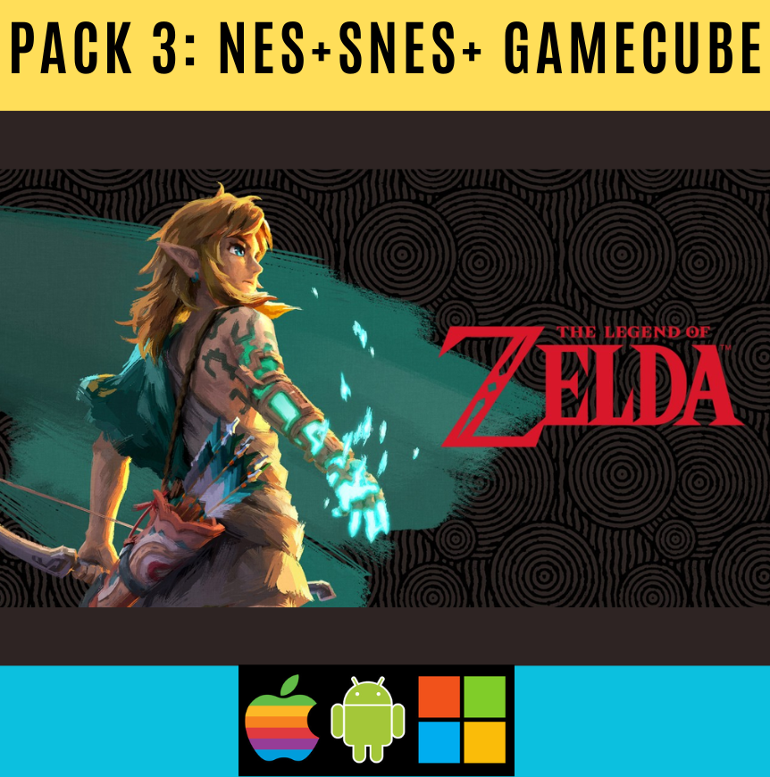 Pack Ultime Zelda – Émulateurs + Jeux | PC, Android, iOS