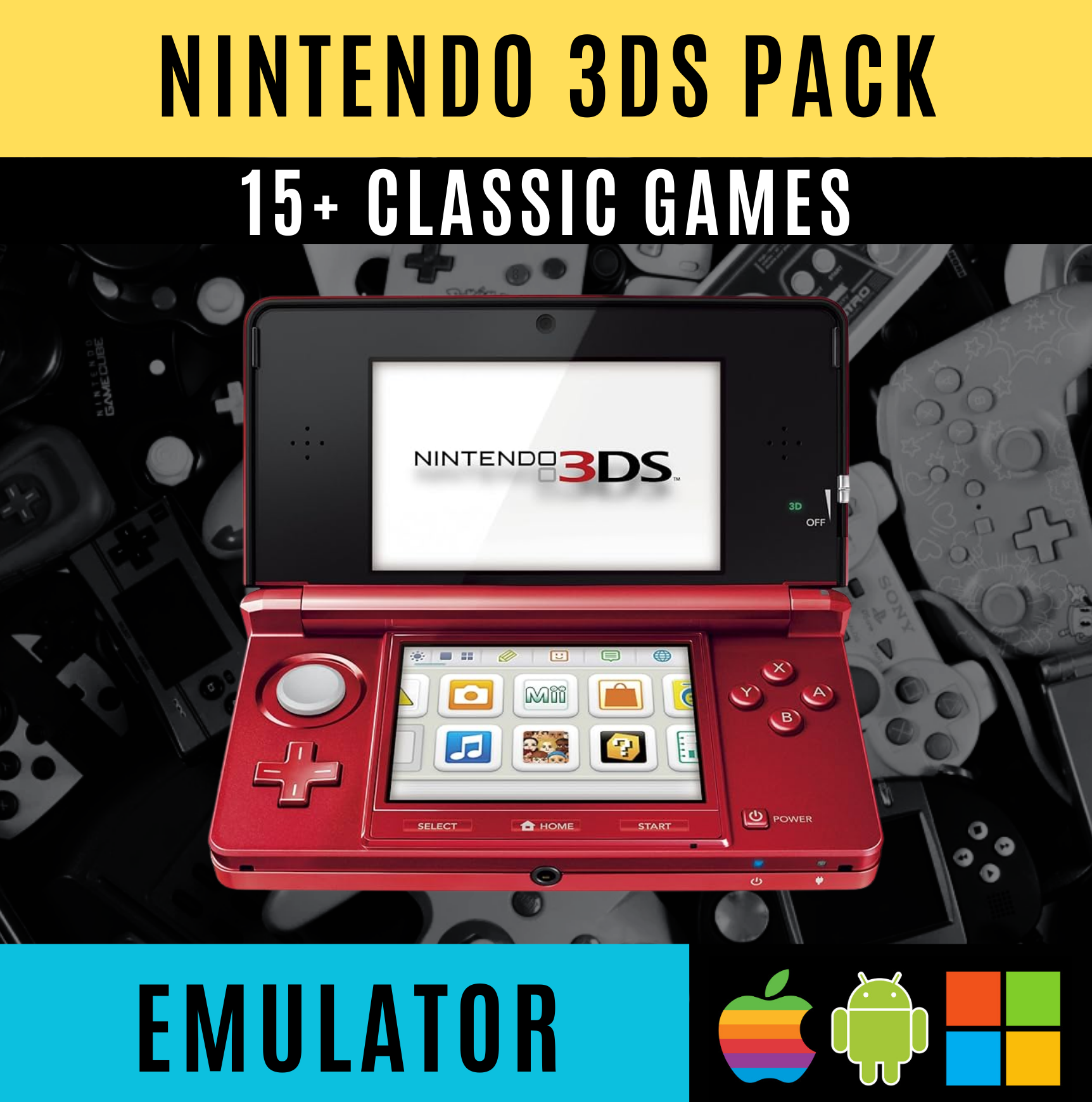 Emulator Pack 15 Legendary Games (PC & Mobile) – RetroXmania
