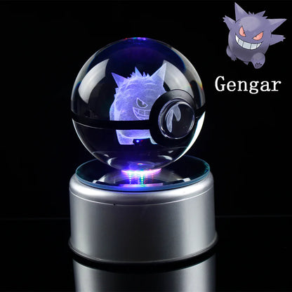 Boule en verre pokémon ectoplasma