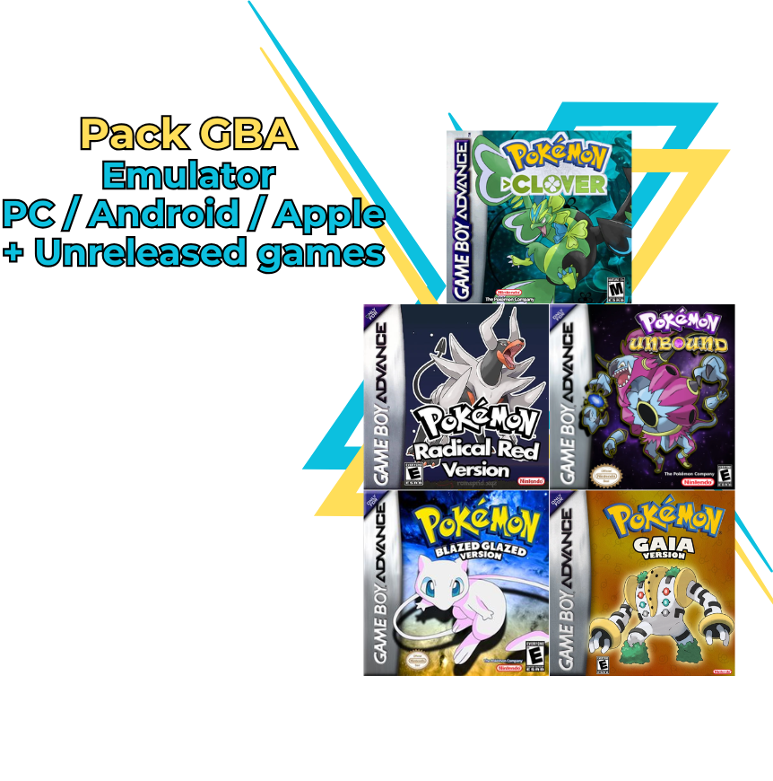 Pack GBA - Emulator (PC / Android / Apple) + Unreleased Gales