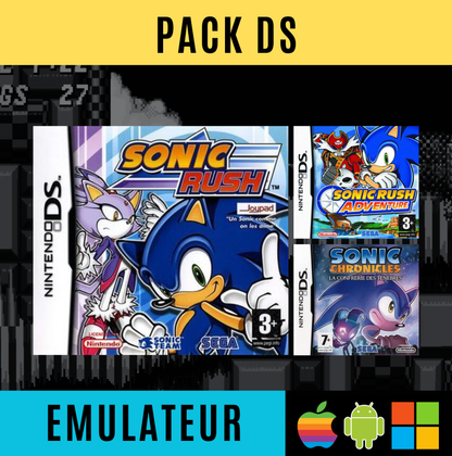 Pack Ultime Sonic – Émulateurs + Jeux | PC, Android, IOS