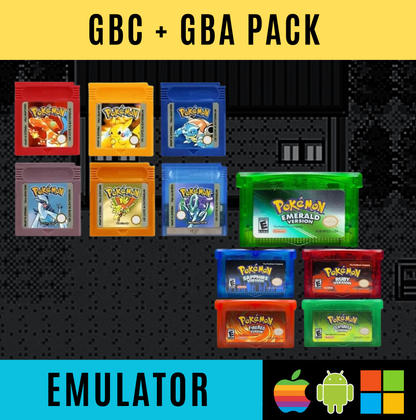 Ultimate Pokémon Pack – Emulators + Games | PC, Android, iOS