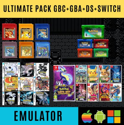 Ultimate Pokémon Pack – Emulators + Games | PC, Android, iOS