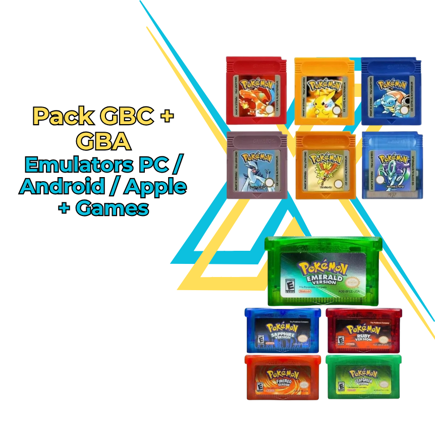 Emulators Game Boy Color and Advance + Pokemon Games