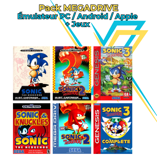 Pack Ultime Sonic – Émulateurs & Jeux | PC, Android, Apple