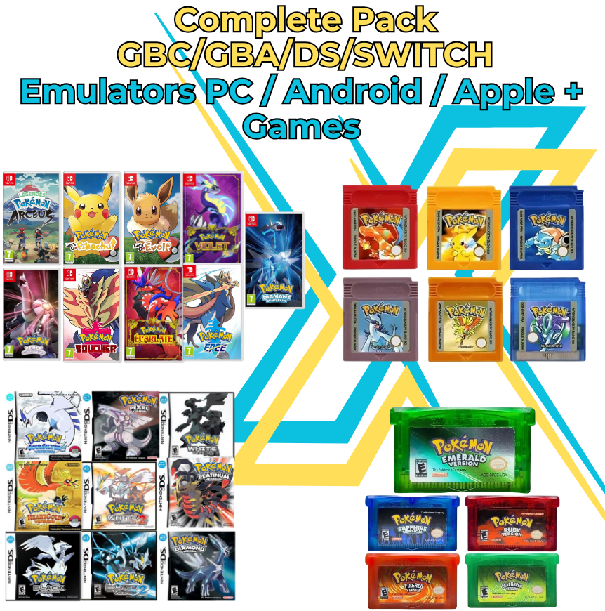 Emulators + All Pokemon Games